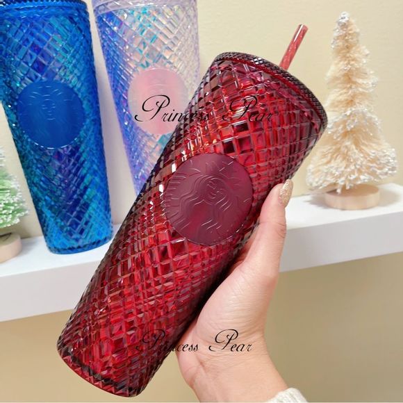 Starbucks Jeweled Tumbler Bundle - HOLIDAYS 2022 - Azure, Merlot, Unicorn - Picture 2 of 5